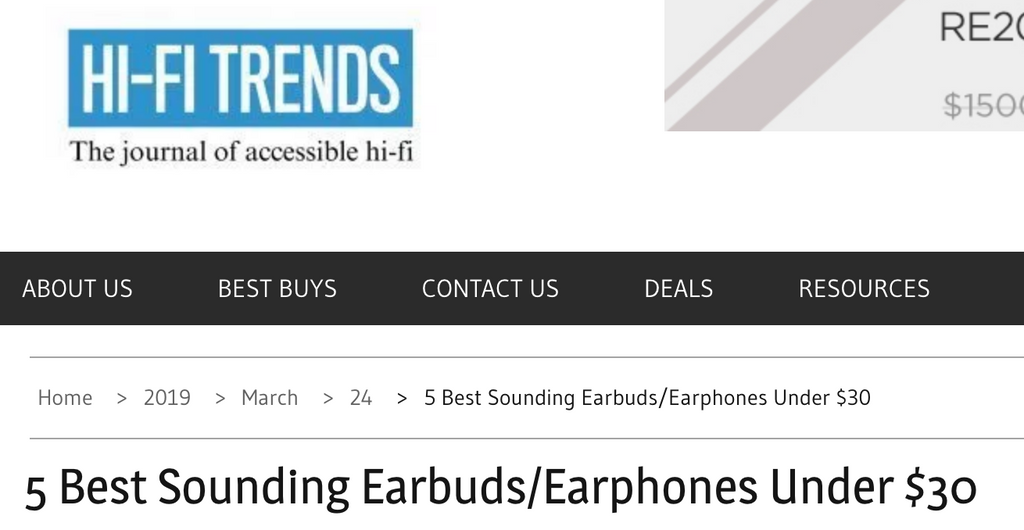 Best Sounding Earbud [Under $40] on Sale for $19.95