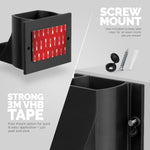 THE ELEPHANT - GAME CONTROLLER & TV REMOTE CONTROL WALL MOUNT HOLDER, ADHESIVE & SCREW IN, UNIVERSAL DESIGN FOR XBOX ONE PS5 PS4 PC GAMEPADS