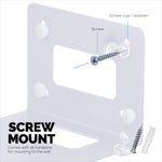 METAL PTZ CAMERA WALL MOUNT BRACKET, UNIVERSAL, SUITABLE FOR HUDDLECAM, PTZOPTICS, AVIPAS, LUMENS CAMERA - BLACK