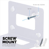 METAL PTZ CAMERA WALL MOUNT BRACKET, UNIVERSAL, SUITABLE FOR HUDDLECAM, PTZOPTICS, AVIPAS, LUMENS CAMERA - BLACK