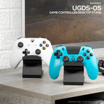 GAME CONTROLLER DESKTOP HOLDER STAND (2 PACK) - UNIVERSAL DESIGN FOR XBOX ONE, PS5, PS4, PC, STEELSERIES, STEAM & MORE, REDUCE CLUTTER UGDS-05