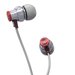 Delta IEM Noise Isolating Earphones With Microphone & Remote - Silver