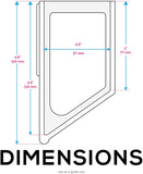 SUPPORT MURAL SANS VIS POUR ROUTEURS, BOÎTES DE CÂBLE ET PLUS - APPAREILS JUSQU'À 2,25"/57 MM D'ÉPAISSEUR