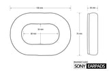 ÉCOUTEURS EN PEAU DE MOUTON POUR SONY MDR-7506 / V6 / CD900ST