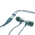 Jive Noise Isolating IEM Earphones w/ 3 Button Remote & Microphone - Green