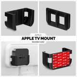WALL & TV MOUNT BRACKET FOR APPLE TV 4K & HD - STICK ON