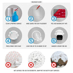 BLINK MINI CAMERA - ADHESIVE WALL MOUNTED BRACKET - TWIN PACK - WHITE