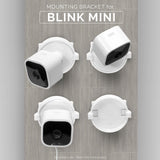 MINI CAMÉRA BLINK - SUPPORT MURAL ADHÉSIF - PACK DOUBLE - BLANC