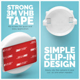 BLINK MINI CAMERA - ADHESIVE WALL MOUNTED BRACKET - TWIN PACK - WHITE