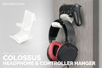 THE COLOSSUS - CINTRE UNIVERSEL POUR CASQUE ET MANETTE DE JEU - NOIR 