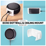 ECHO DOT WALL AND CEILING ADHESIVE MOUNT - WHITE