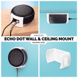 ECHO DOT WALL AND CEILING ADHESIVE MOUNT - WHITE