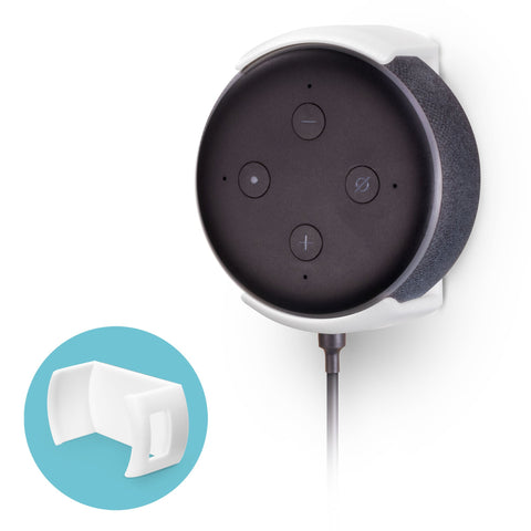 ECHO DOT WALL AND CEILING ADHESIVE MOUNT - WHITE