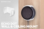 ECHO DOT WALL AND CEILING ADHESIVE MOUNT - WHITE