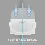 EERO 6 MESH WALL MOUNT ADHESIVE HOLDER - EASY TO INSTALL, NO SCREWS OR MESS (NOT COMPATIBLE WITH EERO PRO 6 / BEACON)