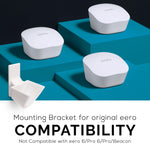 ANGLED WALL MOUNT FOR EERO MESH WIFI - WHITE