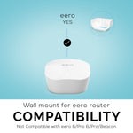 WALL MOUNT FOR EERO MESH WIFI - WHITE