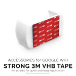 GOOGLE WIFI ADHESIVE WALL AND CEILING MOUNT (01) - EASY TO INSTALL & NO MESS