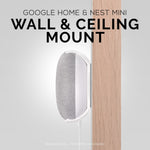 GOOGLE NEST HOME MINI - WALL AND CEILING MOUNT - WHITE
