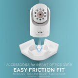 SCREWLESS WALL MOUNT SHELF FOR INFANT OPTICS DXR-8 BABY MONITOR - WHITE