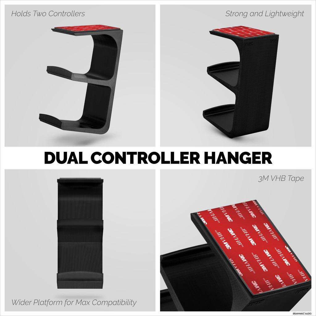 THE IRIS - UNDER DESK DUAL UNIVERSAL CONTROLLER WALL MOUNT - BLACK ...