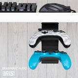 THE IRIS - UNDER DESK DUAL UNIVERSAL CONTROLLER WALL MOUNT - BLACK