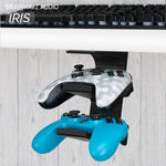 THE IRIS - UNDER DESK DUAL UNIVERSAL CONTROLLER WALL MOUNT - BLACK