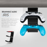 THE IRIS - UNDER DESK DUAL UNIVERSAL CONTROLLER WALL MOUNT - BLACK