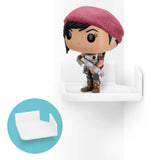 SMALL ADHESIVE CORNER FLOATING SHELF FOR SECURITY CAMERAS, BABY MONITORS, SPEAKERS, PLANTS & MORE