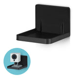ADHESIVE SMALL SQUARE FLOATING SHELF FOR SECURITY CAMERAS, BABY MONITORS, SPEAKERS, PLANTS & MORE
