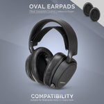 HEADPHONE MEMORY FOAM EARPADS - OVAL - SHEEPSKIN LEATHER