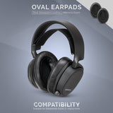 HEADPHONE MEMORY FOAM EARPADS - OVAL - SHEEPSKIN LEATHER
