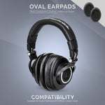 HEADPHONE MEMORY FOAM EARPADS - OVAL - SHEEPSKIN LEATHER
