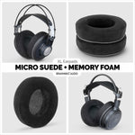 ÉCOUTEURS EN MOUSSE À MÉMOIRE POUR CASQUE - TAILLE XL - MICRO DAIM