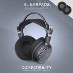 HEADPHONE MEMORY FOAM EARPADS - XL SIZE - MICRO SUEDE