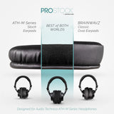 PROSTOCK ATH M50X & M SERIES CUSTOM EARPADS - MICRO SUEDE
