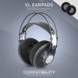 HEADPHONE MEMORY FOAM EARPADS - XL SIZE - VELOUR