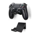 PLAYSTATION PS4 GAME CONTROLLER WALL MOUNT HANGER HOLDER - 2 PACK - BLACK TWIN PACK