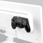PLAYSTATION PS4 GAME CONTROLLER WALL MOUNT HANGER HOLDER - 2 PACK - BLACK TWIN PACK