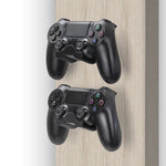 PLAYSTATION PS4 GAME CONTROLLER WALL MOUNT HANGER HOLDER - 2 PACK - BLACK TWIN PACK