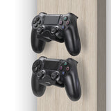 PLAYSTATION PS4 GAME CONTROLLER WALL MOUNT HANGER HOLDER - 2 PACK - BLACK TWIN PACK