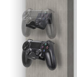 PLAYSTATION PS4 GAME CONTROLLER WALL MOUNT HANGER HOLDER - 2 PACK - BLACK TWIN PACK