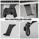 BRAINWAVZ UNDER-DESK PS4 XBOX GAME CONTROLLER HOLDER - BLACK