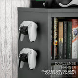 WALL MOUNT HANGER FOR PLAYSTATION PS5 DUALSENSE GAME CONTROLLER - 2 PACK - BLACK TWIN PACK