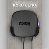 ROKU ULTRA 2020 WALL & TV MOUNT - ADHESIVE HOLDER, NO SCREWS OR MESS