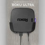 SUPPORT DE MONTAGE POUR ROKU ULTRA - AVEC RUBAN VHB