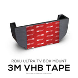 SUPPORT DE MONTAGE POUR ROKU ULTRA - AVEC RUBAN VHB