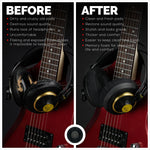 HEADPHONE MEMORY FOAM EARPADS - ROUND - VELOUR