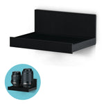 5.4" ADHESIVE WIDE FLOATING SHELF (180) FOR SECURITY CAMERAS, BABY MONITORS, SPEAKERS, PLANTS & MORE (139MM X 96MM / 5.4” X 3.7”)