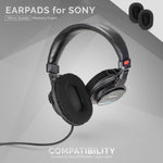 PREMIUM SONY MDR-7506 / V6 / CD900ST REPLACEMENT EARPADS - MICRO SUEDE - BLACK